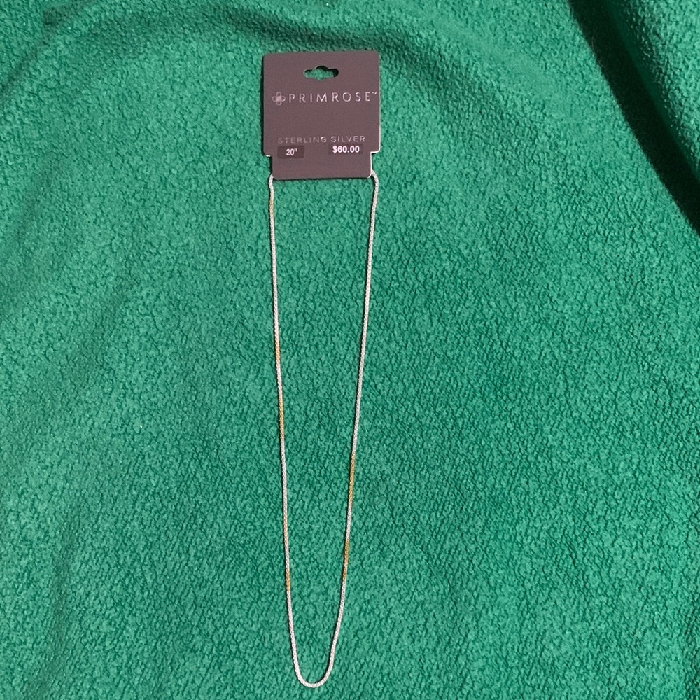 PRIMROSE ~ Sterling Silver Necklace 🆕 20”